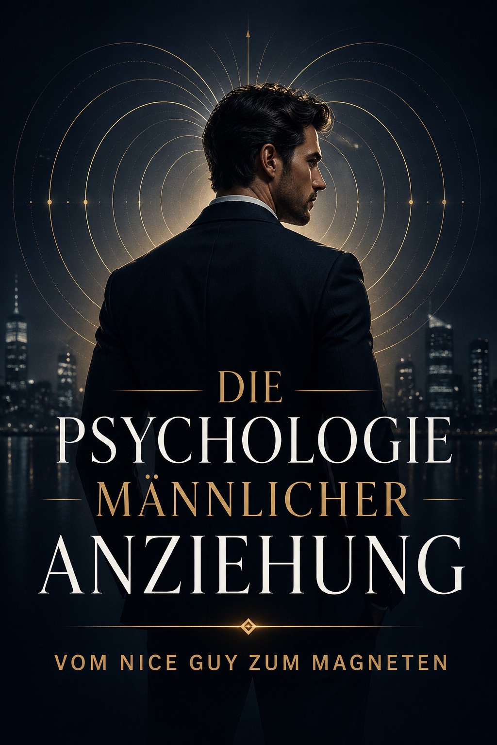 Buchcover: Die Psychologie männlicher Anziehung – Vom Nice Guy zum Magneten